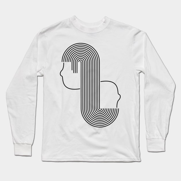 Boy And Girl Long Sleeve T-Shirt by mainial